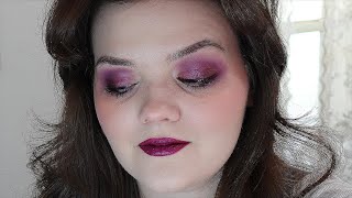 plum eyes and lips | makeup tutorial