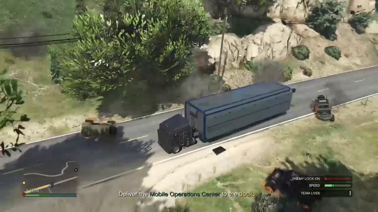 Grand Theft Auto V Gunruning DLC mission