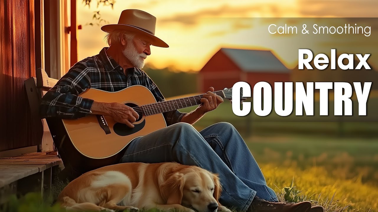 【Country Relax 101】Soft Country Guitar for a Walk Through Autumn Leaves