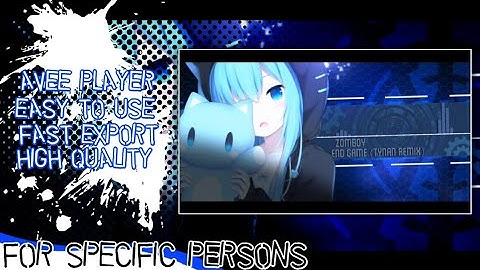 Avee Player Cool Template by Kaze & Austria