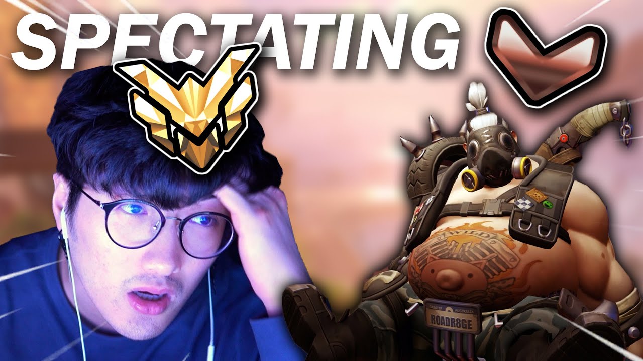 I spectated a "Bronze" Roadhog in my Masters Lobby