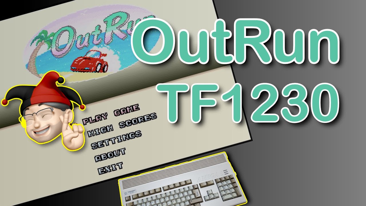OutRun for the Amiga running on a TF1230