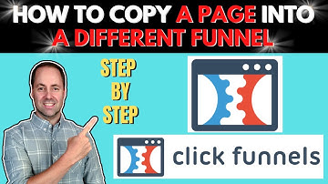 How To Copy A Page Into A DIFFERENT Funnel 🔥 ClickFunnels Tutorial for 2022