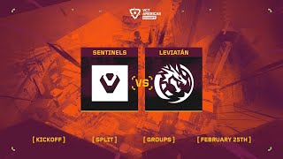 Sentinels vs. Leviatán - VCT Americas Kickoff - Group Stage D7 - Map 1