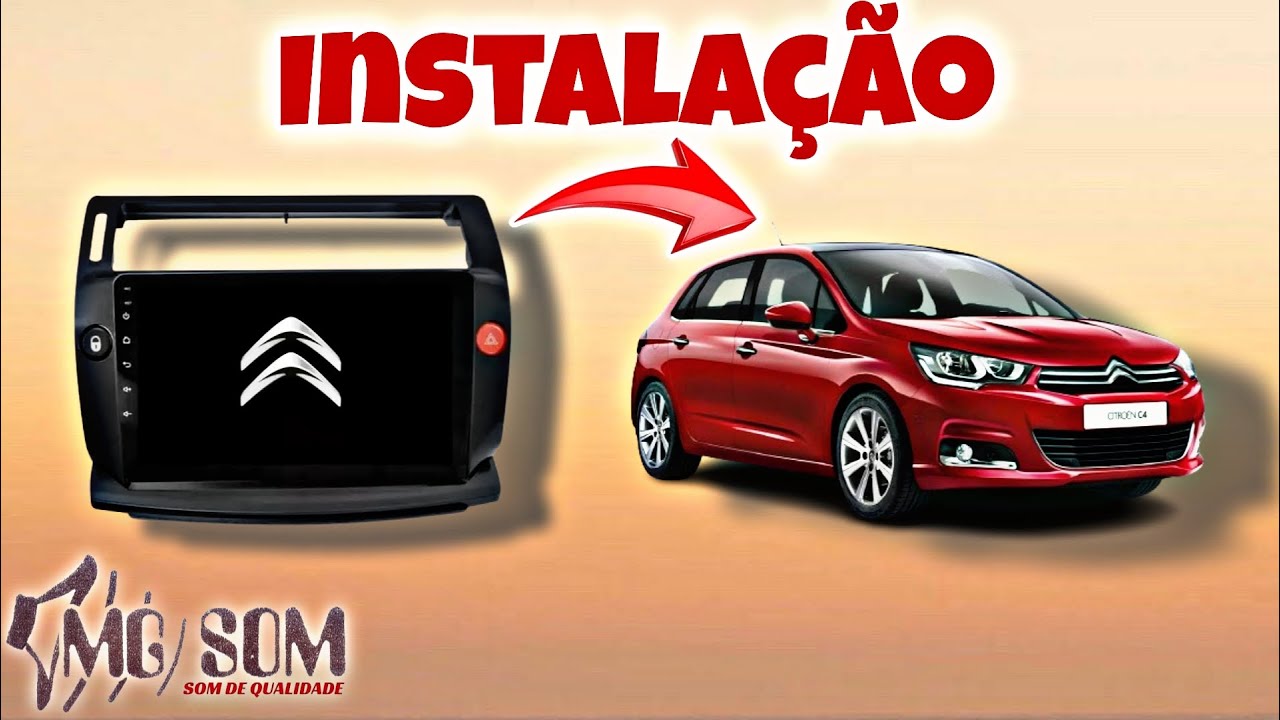 INSTALAÇÃO MULTIMÍDIA CITROEN C4 PASSO A PASSO