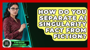 How Do You Separate AI Singularity Fact From Fiction? - AI and Machine Learning Explained