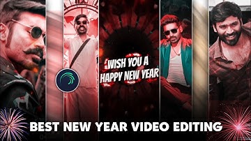 Happy New Year 2023 Video Editing Alight Motion | Alight Motion Happy New Year Video Editing 💥🔥