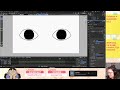2D Animation in Blender Grease Pencil / Animating eyes