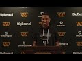 QB Jayden Daniels Speaks To The Media After Practice | Washington Commanders