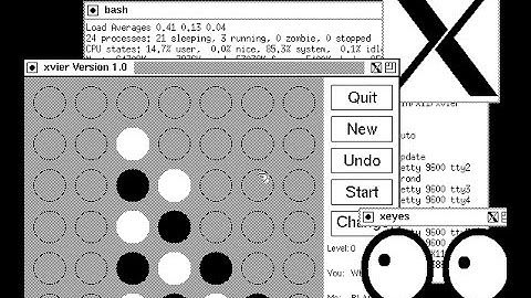 Slackware 1.01 (1993) with twm - Linux 0.99
