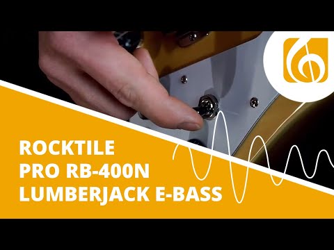 Rocktile Pro RB-400N Lumberjack E-Bass natur