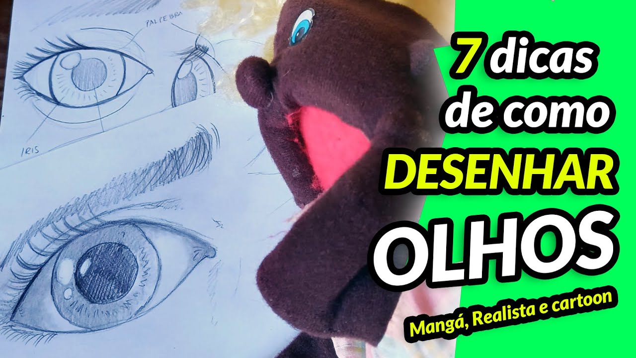 Como Desenhar Olhos Cartoon