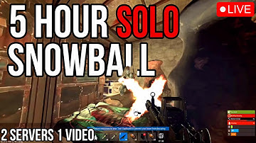 I Played SOLO Rust Console on Stream for 5 Hours