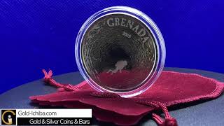 2019年 (新品) 31.1グラム グレナダ「ダイビング・パラダイス」1オンス・シルバー・銀貨