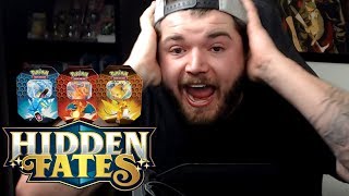 Hands Down the CRAZIEST Pack Opening Video I've Ever Recorded - POKEMON HIDDEN FATES