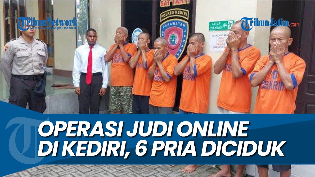 NONGKRONG DI WARUNG,  6 Pria Diciduk saat Asik Judi Online