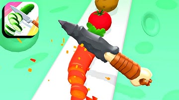 Perfect Slices 🔪🥒🥕 All Levels Gameplay (iOS,Android)