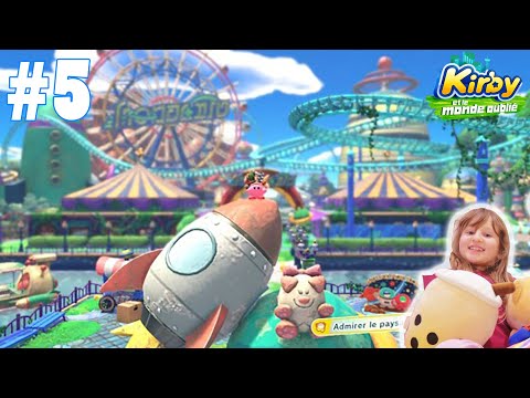 On découvre Wondaria en co-op et son parc d'attractions ! KIRBY ET LE MONDE OUBLIE EPISODE 5 Switch