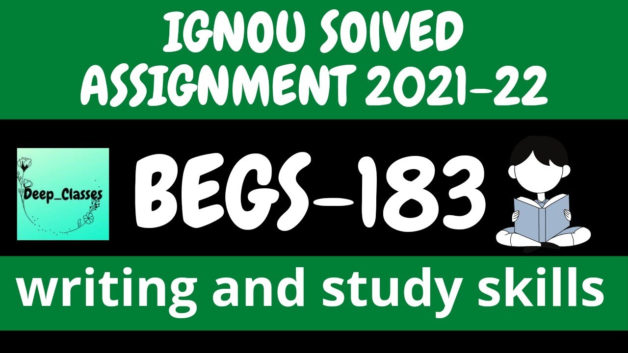 begs 183 assignment question paper 2021 22