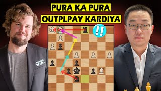 CARLSEN ne kiya Outplayed | WEI YI VS MAGNUS CARLSEN | Superbet Rapid and Blitz