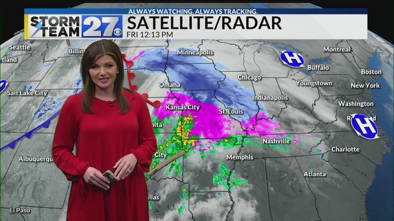 Tracking a weekend winter storm - YouTube