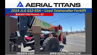 FOR SALE: 2014 JLG G12-55A Telehandler | 12,000 lb Capacity | Only $49,850