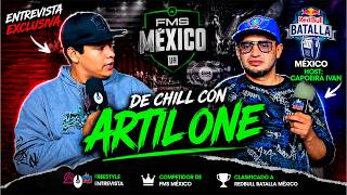 DE CHILL con:  Artil One, participante de FMS México / Clasificado a RedBull Batalla México 🔥🎤