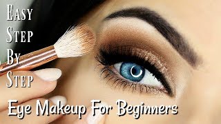 Beginner Eye Makeup Tips & Tricks STEP BY STEP EYE MAKEUP FOR BLUE EYE
