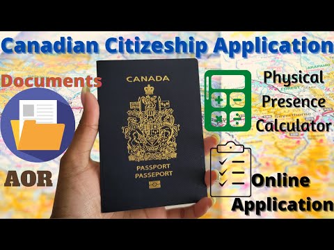 Canadian Citizenship Application 2022 || Physical Presence Calculator || Documents || AOR