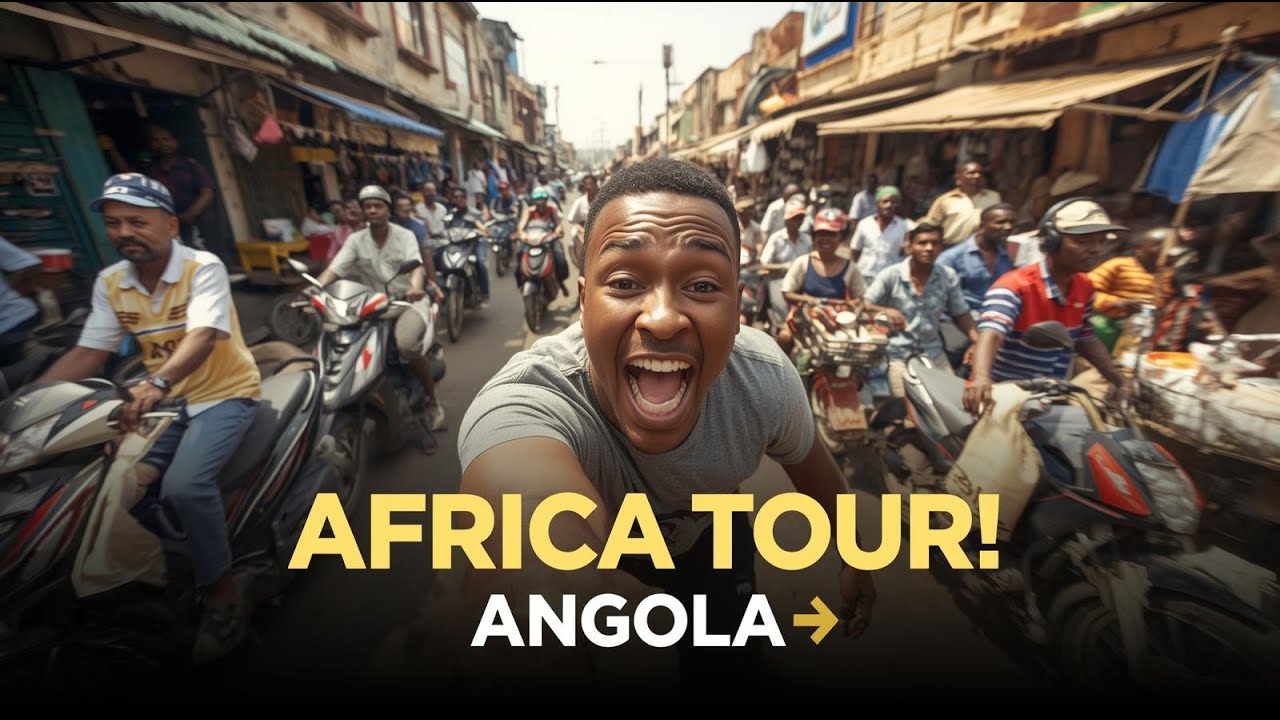 IShowSpeed Starting Our African Tour in Angola 🇦🇴 | Market Adventures & Street Energy