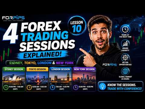 Lesson 10: Four Forex Trading Sessions Explained