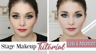 Stage Makeup Tutorial  Easy AND Advanced Looks for Everyone! | Kathryn Morgan
