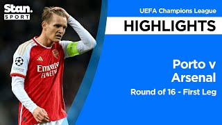 Thumbnail for Porto v Arsenal Highlights | 2023-24 | UEFA Champions League