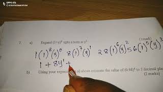 BINOMIAL EXPANSIONS AND EXPRESSIONS. APPLICATIONS IN NUMERICAL CASES