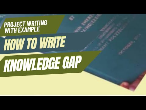 knowledge gap with
