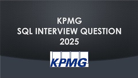 KPMG SQL Interview Question SOLVED! Q02 #dataanalyst #tableau #sql #dataengineer #big4 #powerbi