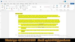 New Perspectives Excel 365 | Module 7: SAM Project A | Panoramic Insurance
