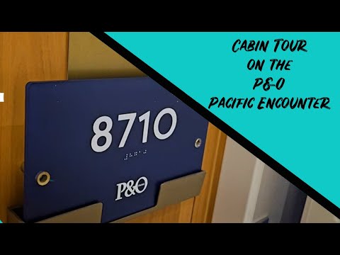 Cabin Tour 8710. Onboard the P&O Pacific Encounter. Video Thumbnail