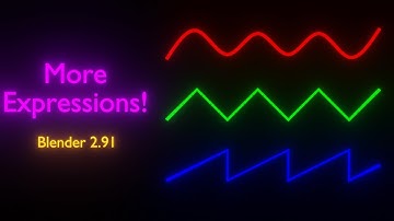 Using More Expressions in Blender 2.91! (Sine, Triangle, and Sawtooth Waves)