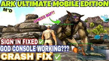 ✅Ark Ultimate Mobile Edition Genesis Map God Console Working || ARK MOBILE|| #trending #new #viral