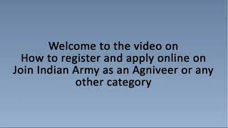 Application Procedure - Indian Army Website screenshot 1