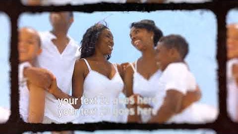 Make Photo and Text Slideshow Video with After Effects template - MakeWebVideo.com