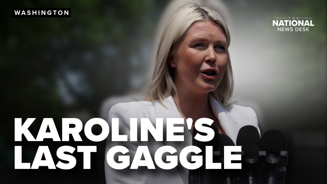 Karoline Leavitt says this will likely her last gaggle