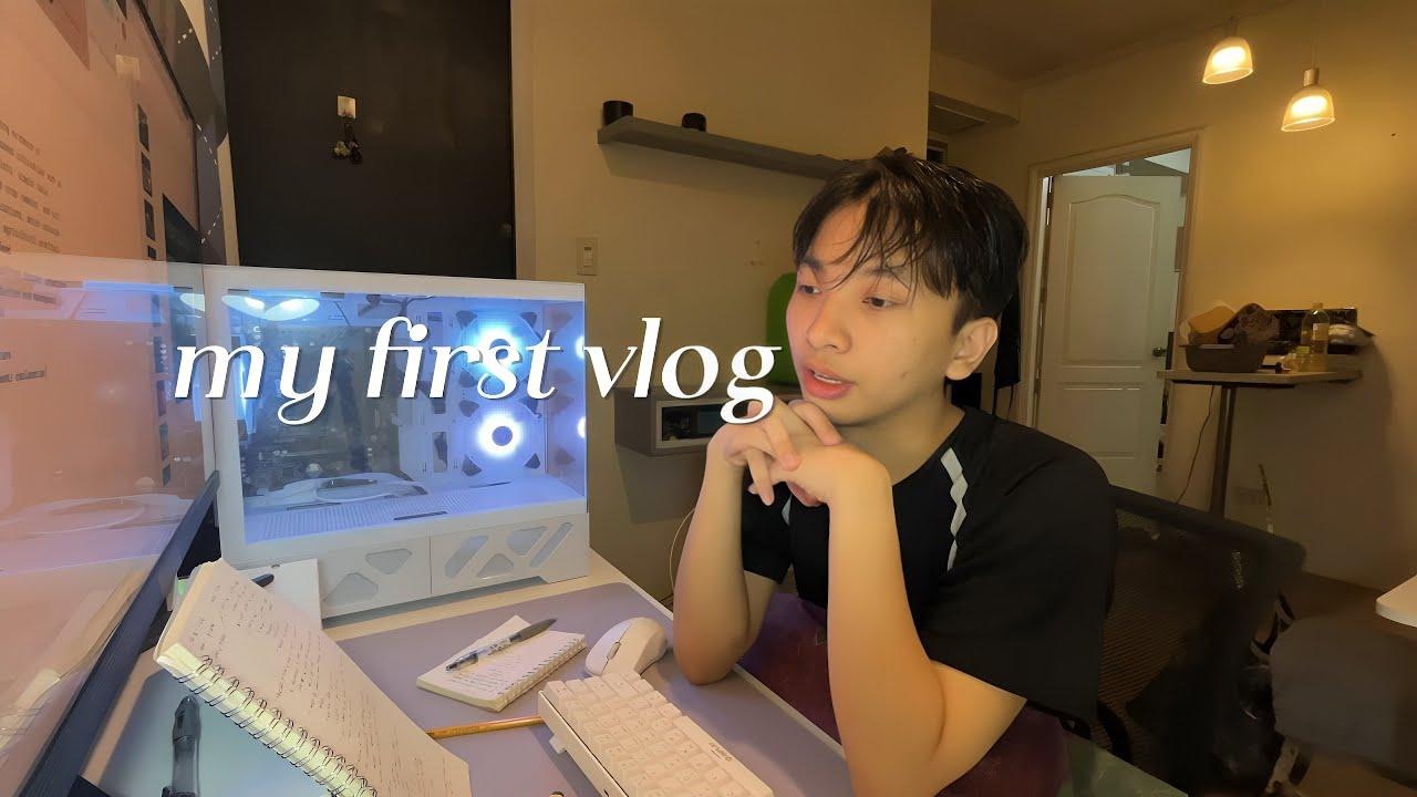my first vlog (as a broke college student who's craving for spaghetti and loves to yap)