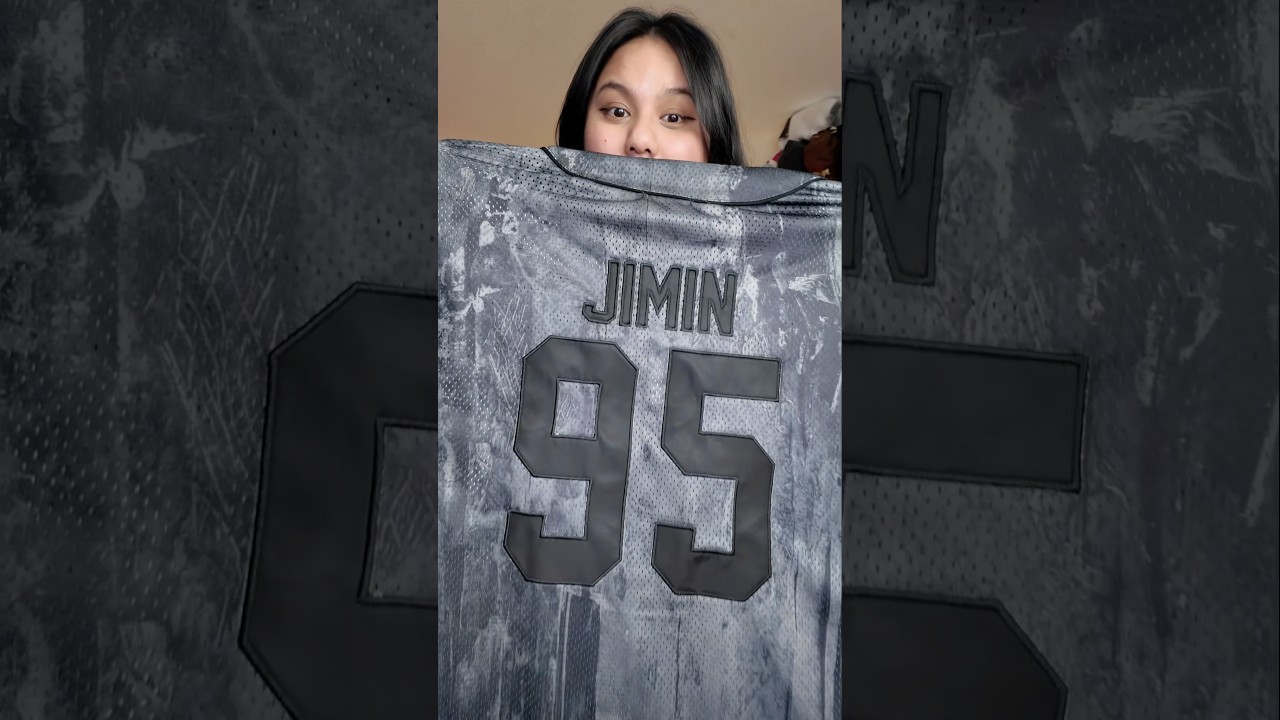 unboxing my jimin arirang tour jersey! #bts #btsarmy #jimin