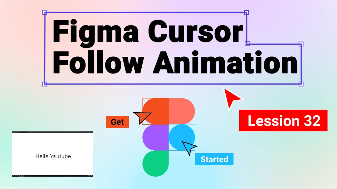 Figma Tutorial For Beginners in Hindi | Lesson 32 | Cursor Animation ...