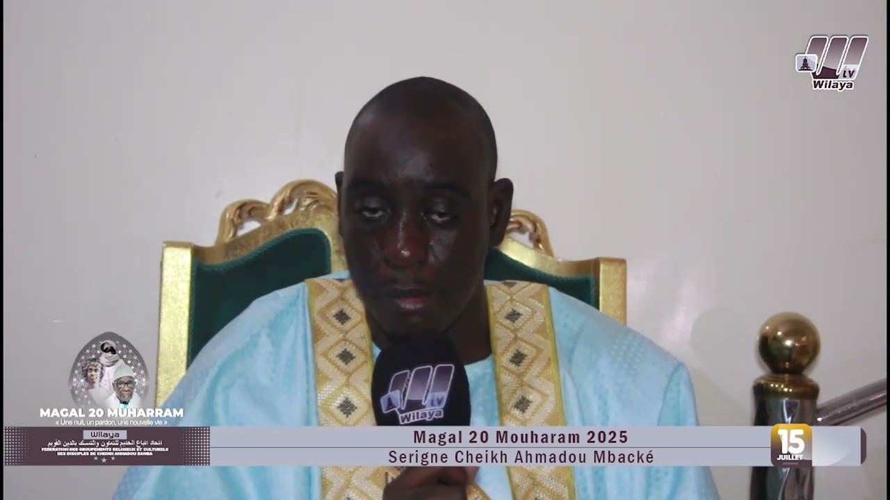 Interview serigne cheikh Ahmadou Mbacké Ibn Serigne Moustapha Astou Boury
