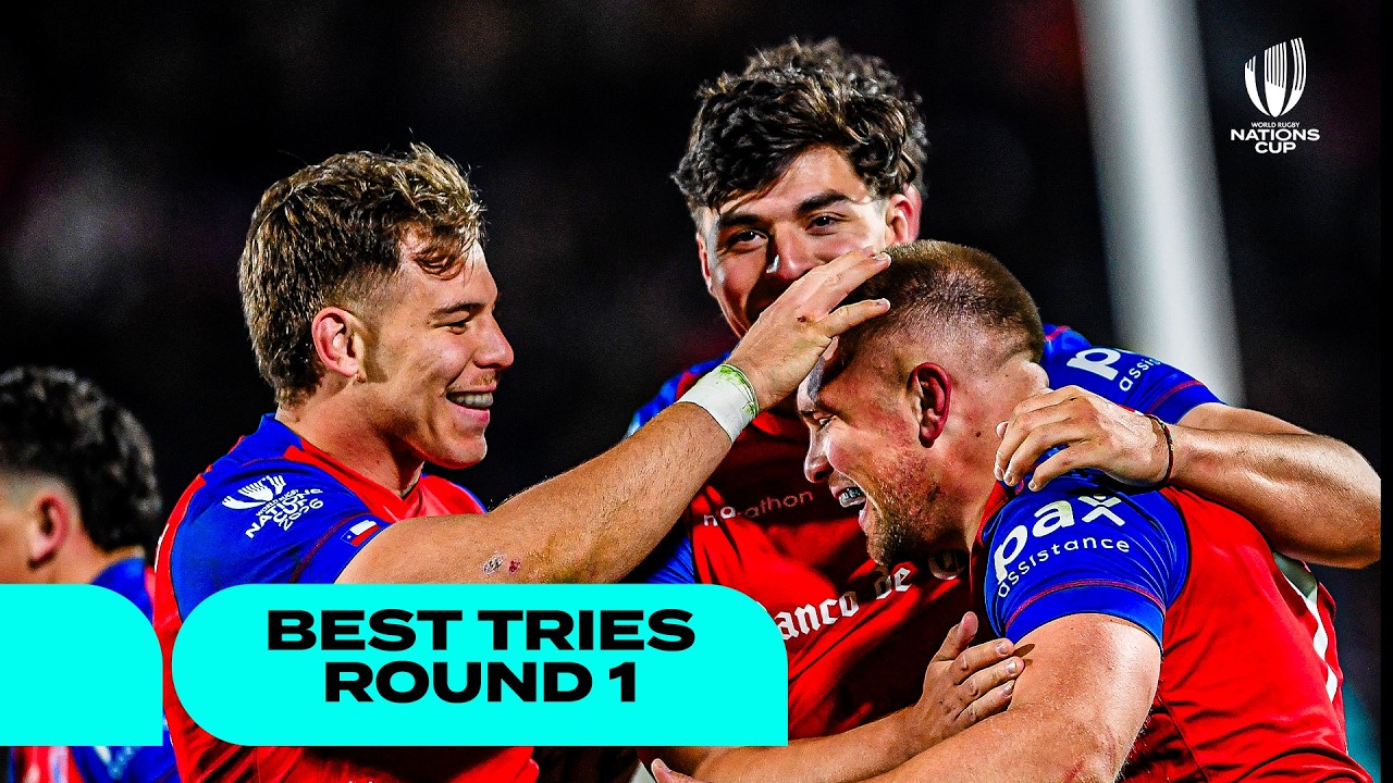 WORLD CLASS tries 🤩 | Best Tries from Round 1 | World Rugby Nations Cup 2026