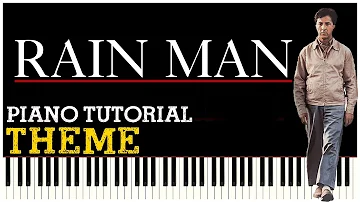 Rain Man Theme | Hans Zimmer (Piano Tutorial Synthesia)