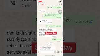 Happy customer feedback ..whsp : 0701129286